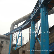 Pipe Belt Conveyor/Tubular Belt Conveyor Application in Steelworks